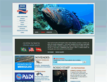 Tablet Screenshot of divebahia.com.br